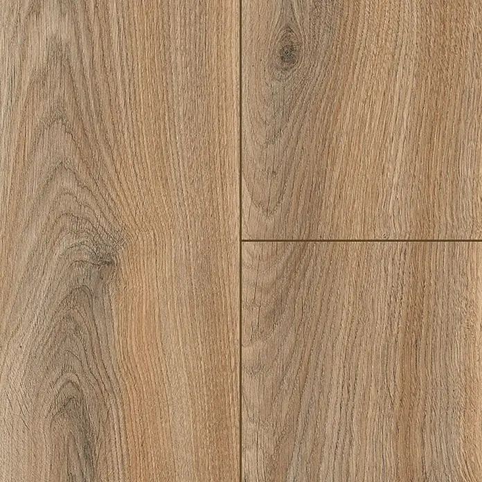 MyStyle MyArt Laminat - Spindrift Oak, Landhausdiele, 1.285 x 192 x 12 mm - Ein Muster aus hellem Laminatboden mit einer schönen Holzstruktur, ideal für moderne Wohnräume.