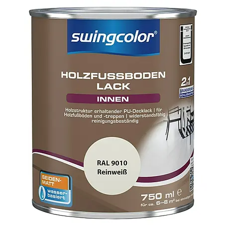 swingcolor 2in1 Fußbodenlack RAL 9010
