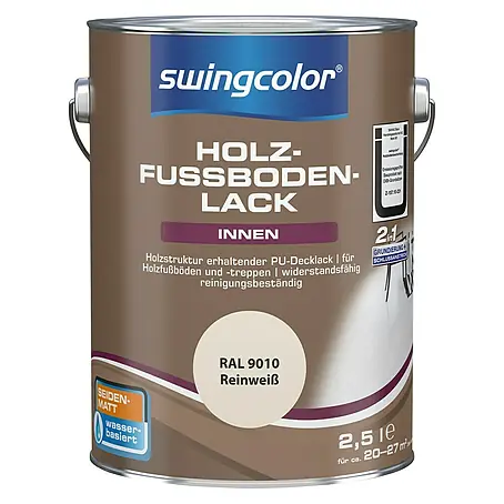 swingcolor 2in1 Fußbodenlack RAL 9010