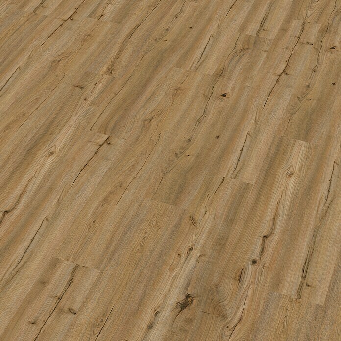 Decolife Vinylboden Comfort Rustic Oak1.220 x 185 x 10,5 mm, Landhausdiele Detail Shot