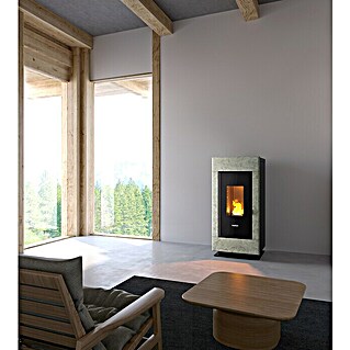 FreePoint Pelletofen ACCENT Airtight (2,5 kW - 7,7 kW, Raumheizvermögen: 55 m³ - 168 m³, Serpentino)