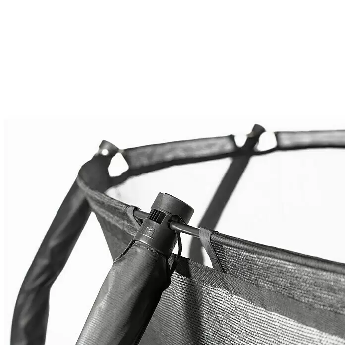 Salta Trampolin Premium Black Edition - 214 x 153 cm, Schwarz - Detailaufnahme