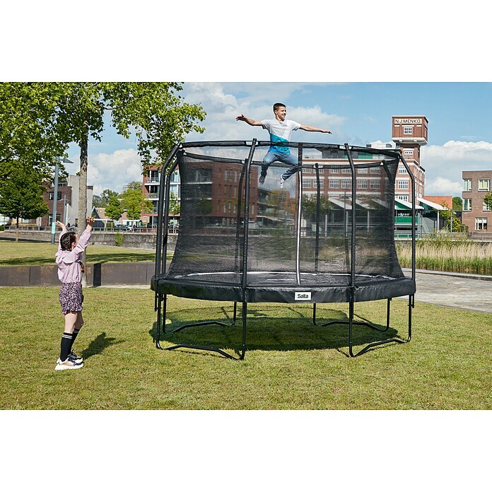 Salta Trampolin Premium Black EditionDurchmesser: 366 cm, Schwarz Use Shot