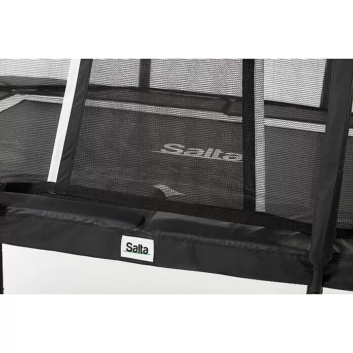 Salta Trampolin Premium Black Edition - 214 x 153 cm, Schwarz - Detailaufnahme