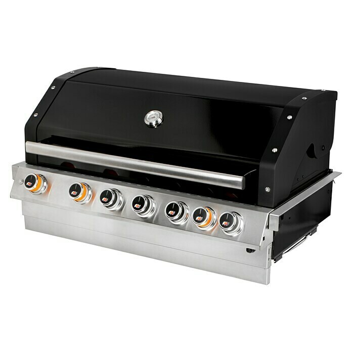 Kingstone KMS Gasgrill Cliff 605-II Built InAnzahl Brenner: 6, Hauptgrillfläche: 89,2 x 45 cm, 14 kW, Schwarz Diagonal View