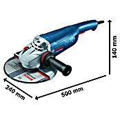 Bosch Professional Winkelschleifer GWS 22-230 J (2.200 W, Durchmesser Scheibe: 230 mm, Leerlaufdrehzahl: 6.500 U/min) | BAUHAUS