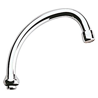 Grohe Rohrauslauf (Chrom, Messing, Ausladung: 140 mm, Ohne Anschlag)