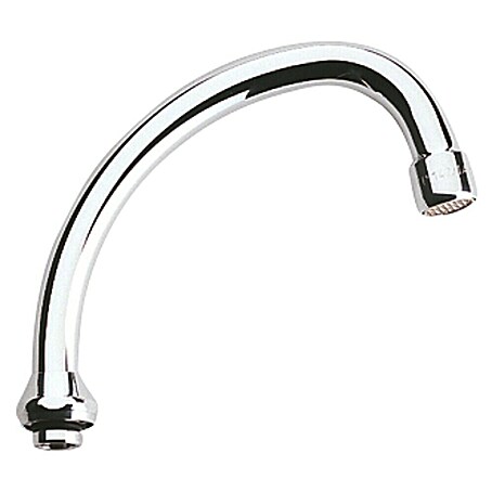 Grohe Rohrauslauf (Chrom, Messing, Ausladung: 140 mm, Ohne Anschlag)