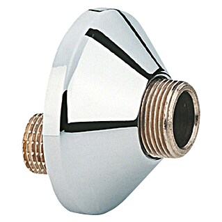 Grohe S-Anschluss 5 (Chrom/Gold, Außengewinde: ¾″, Innengewinde: ½″, Rund)