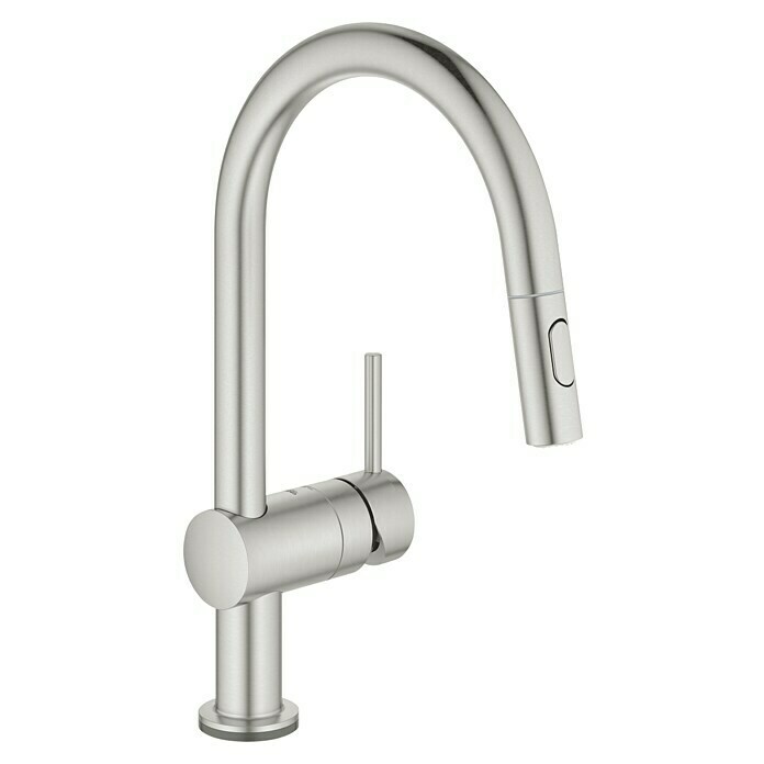 Grohe Spültischarmatur Minta Touch (Supersteel, Matt) | BAUHAUS