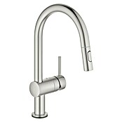 Grohe Spültischarmatur Minta Touch (Supersteel, Matt) | BAUHAUS