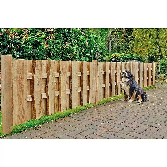 T & J Sichtschutzelement Jütland - B x H: 180 x 90 cm, Natur - Stimmungsaufnahme