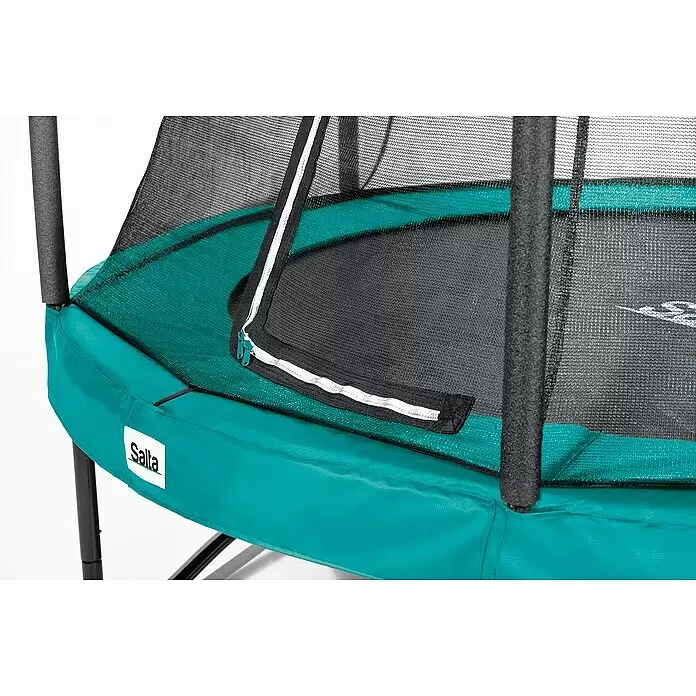 Salta Trampolin Comfort Edition - Durchmesser: 251 cm, Grün - Detailaufnahme