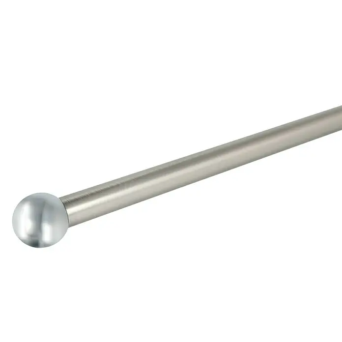 Expo Ambiente Endstück Ball - Chrom, Geeignet für: Gardinenstangen Ø 20 mm, 2 Stk. - Elegante Gardinenstange mit Endknopf in Kugelform. Die Metallstange ist ideal für stilvolle Fensterdekorationen und sorgt für ein modernes Ambiente.