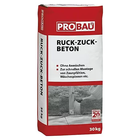 Probau  Trocken-Fertigbeton Ruck Zuck Beton