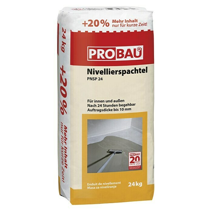 Probau Nivellierspachtel24 kg, Schichtdicke: Bis 10 mm Diagonal View