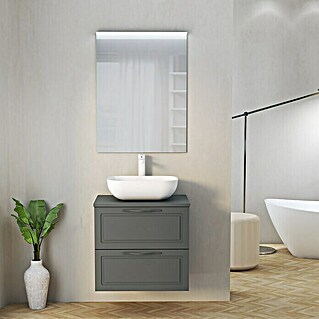 Mueble de lavabo Toja (L x An x Al: 44,9 x 60 x 54,5 cm, Antracita)