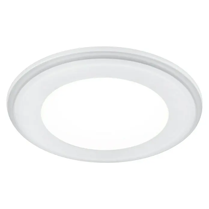 Trio Leuchten LED-Einbauleuchte rund Aura - 10 W, Ø x H: 14 x 3 cm, Weiß - Moderne weiße Deckenleuchte für eine helle und stilvolle Beleuchtung in jedem Raum. Elegantes Design trifft auf Funktionalität.