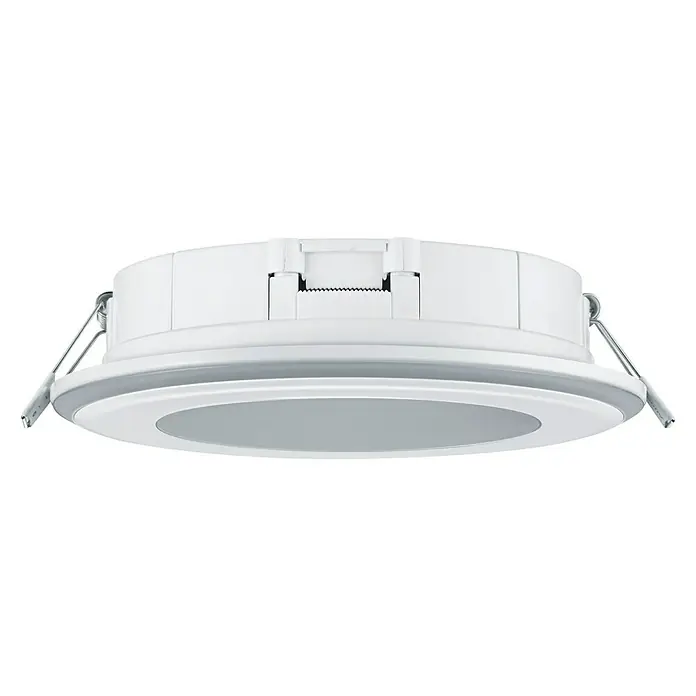 Trio Leuchten LED-Einbauleuchte rund Aura - 10 W, Ø x H: 14 x 3 cm, Weiß - Das LED-Downlight mit schmalem Rand und Deckenhalterung für eine elegante Beleuchtung in jedem Raum. Das Licht ist dimmbar und energiesparend.
