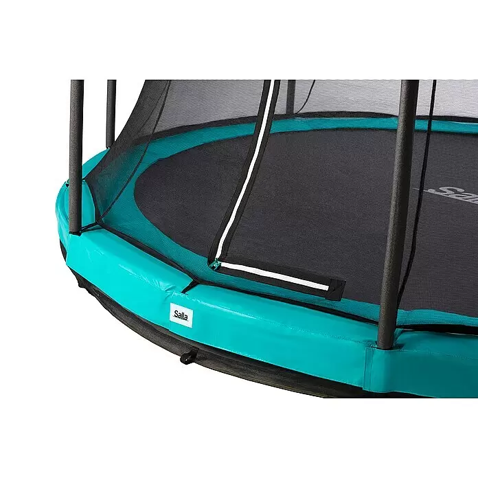 Salta Trampolin Comfort Edition Ground - Durchmesser: 366 cm, Grün - Detailaufnahme