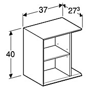 Geberit iCon Seitenschrank (37 x 27,3 x 40 cm, 1 Einlegeboden, Weiß) | BAUHAUS