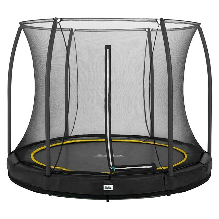 Salta Trampolin Comfort Edition GroundDurchmesser: 251 cm, Schwarz Front View