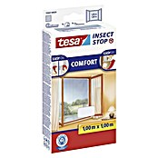 Tesa Insect Stop Insektenschutzgitter Comfort für Fenster (B x H: 100 x 100 cm, Weiß, Montage Insektengitter: Ankletten) | BAUHAUS