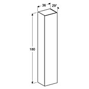 Geberit iCon Hochschrank (36 x 29,1 x 180 cm, Lava) | BAUHAUS