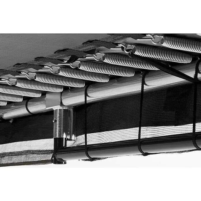 Salta Trampolin Comfort Edition Ground - Schwarz, L x B: 214 x 305 cm - Detailaufnahme