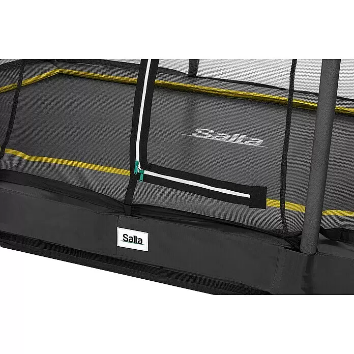 Salta Trampolin Comfort Edition Ground - Schwarz, L x B: 214 x 305 cm - Detailaufnahme