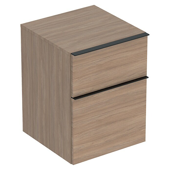 Geberit iCon Seitenschrank (45 x 47,6 x 60 cm, 2 Schubkästen, Eiche) | BAUHAUS