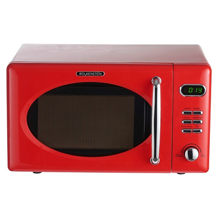 Wolkenstein Mikrowelle WMW 720 SGMax. Leistung: 700 W, 20 l, Rot Diagonal View