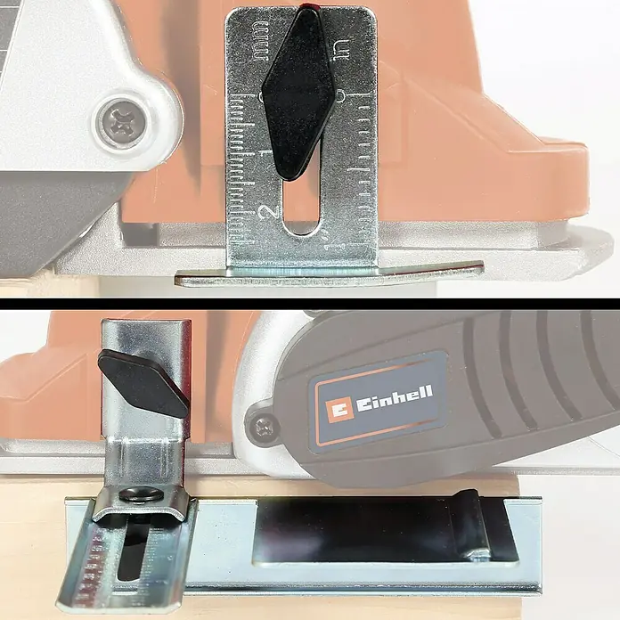 Einhell Expert Elektrohobel TE-PL 900 - 900 W, Hobeltiefe: 0 mm - 3 mm, Leerlaufdrehzahl: 15.000 U/min - Einhell Fliesenschneider mit Tiefeneinstellung und Skala für präzise Schnitte, ideal für Profis und Heimwerker.