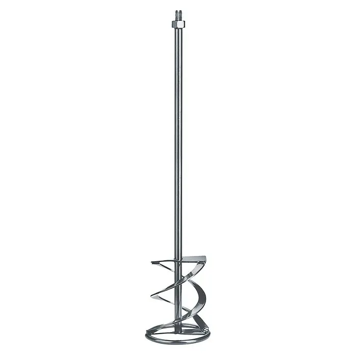 Einhell Mörtelrührer - Länge: 60 cm, Durchmesser Rührer: 120 mm - Ein spiralförmiger Mörtelrührer aus Metall, ideal zum Mischen von Farben, Klebstoffen oder Mörtel. Das Werkzeug für jeden Handwerker und Heimwerker.