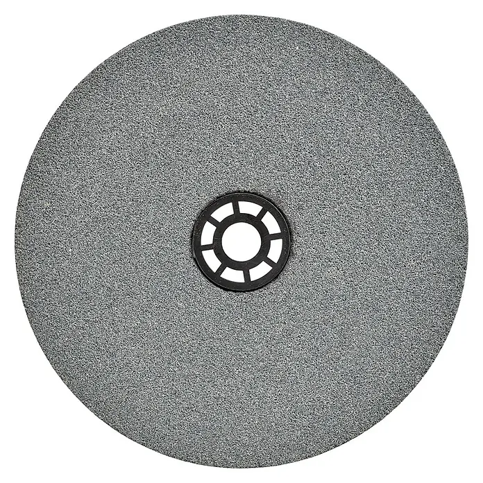 Einhell Schleifscheibe - Durchmesser: 150 mm, Körnung: 60, Stärke: 16 mm, Durchmesser Bohrung: 32 mm - Schleifscheibe mit Körnung und schwarzer Nabe für verschiedene Schleifarbeiten.