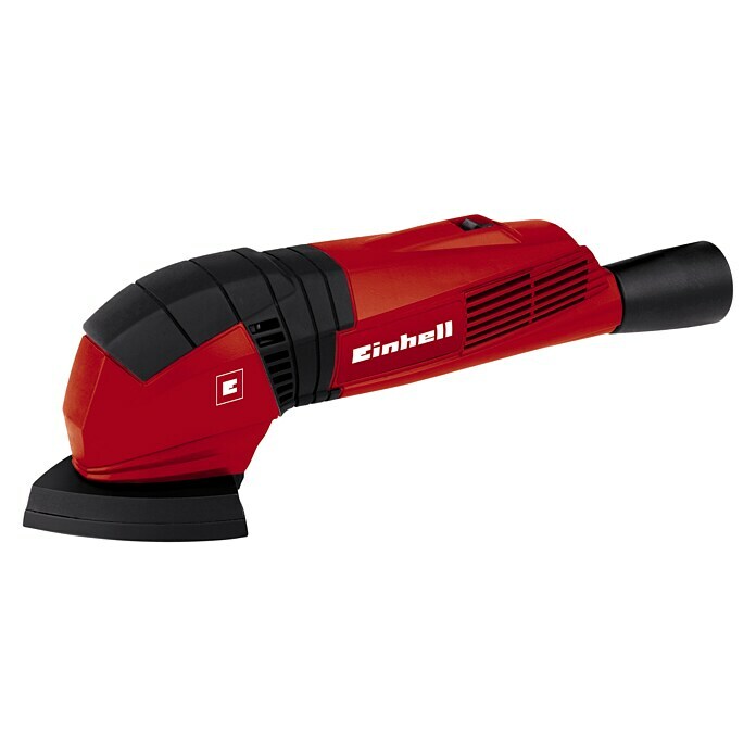 Einhell Deltaschleifer TH-DS19190 W, Schleifplatte: 90 x 90 x 90 mm mit Klettverschluss Diagonal View