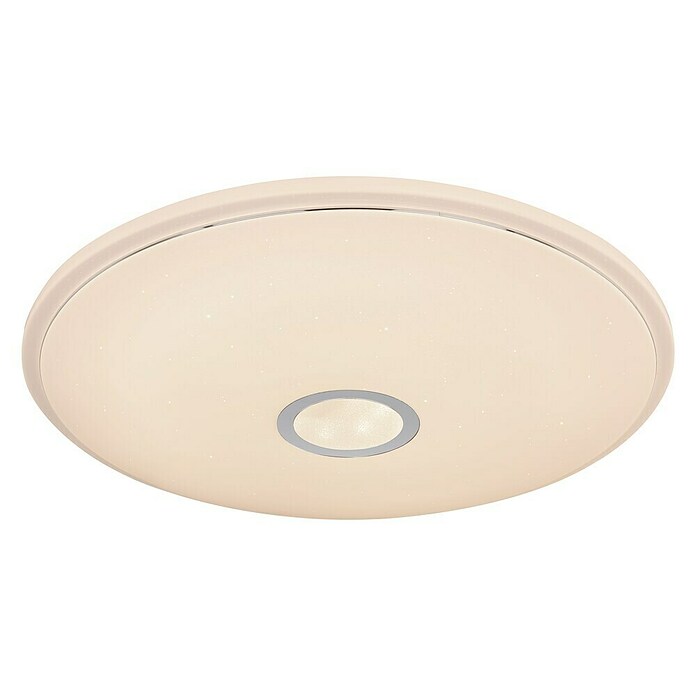 Globo LED-Deckenleuchte rund Connor (30 W, Ø x H: 50 x 6,5 cm, Weiß/Opal, RGBW) | BAUHAUS