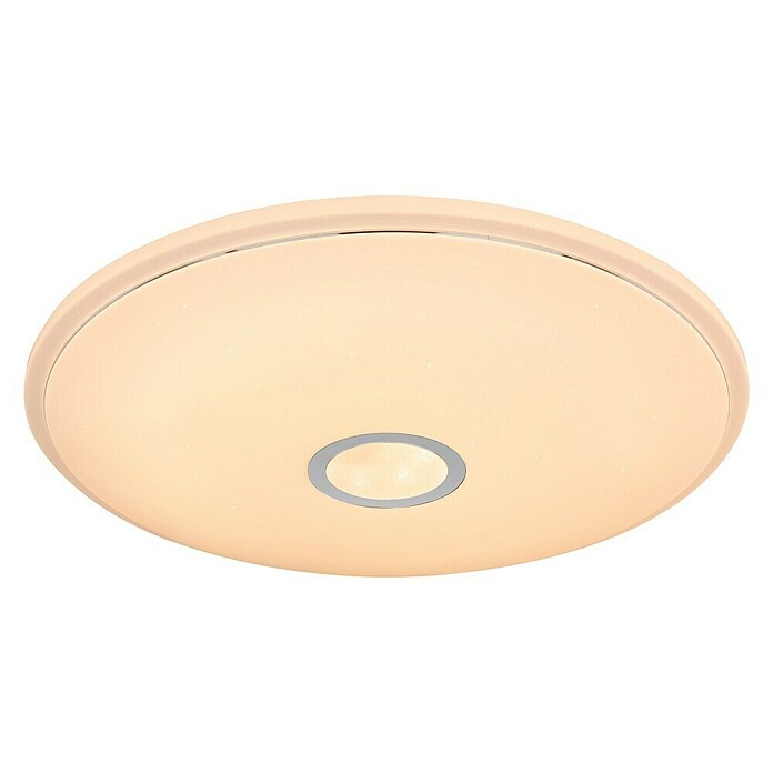Globo LED-Deckenleuchte rund Connor (30 W, Ø x H: 50 x 6,5 cm, Weiß/Opal, RGBW) | BAUHAUS