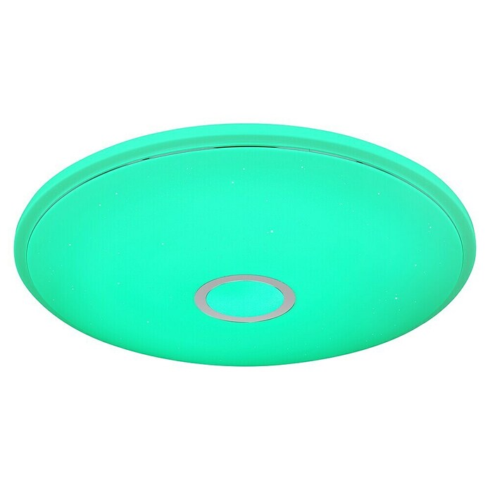 Globo LED-Deckenleuchte rund Connor (30 W, Ø x H: 50 x 6,5 cm, Weiß/Opal, RGBW) | BAUHAUS