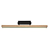 Globo Doro LED-Deckenleuchte Holzoptik (24 W, L x B x H: 81,5 x 7,5 x 14 cm, Holzoptik/Schwarz, Warmweiß) | BAUHAUS