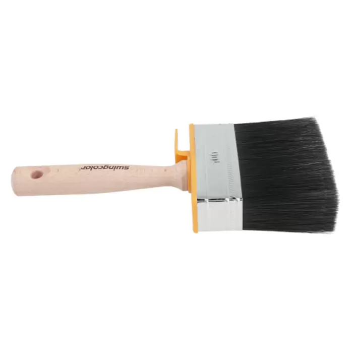 swingcolor Premium Flächenstreicher Lack - Breite Borsten: 100 mm, All-in-one-Borsten, Naturholz