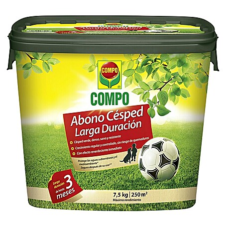 Compo Abono para césped Grandes Jardines (7,5 kg, Máx. área de aplicación: 250 m²)