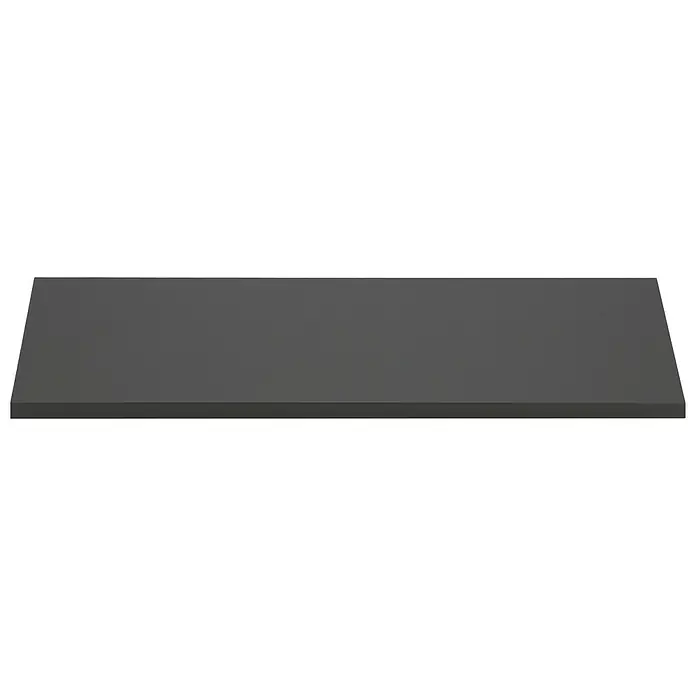 Dolle Wandboard Lite - L x B x S: 60 x 20 x 1,9 cm, Farbe: Anthrazit - Nahaufnahme einer modernen Dunstabzugshaube in dunklem Grau, die ein elegantes Design und Funktionalität vereint.