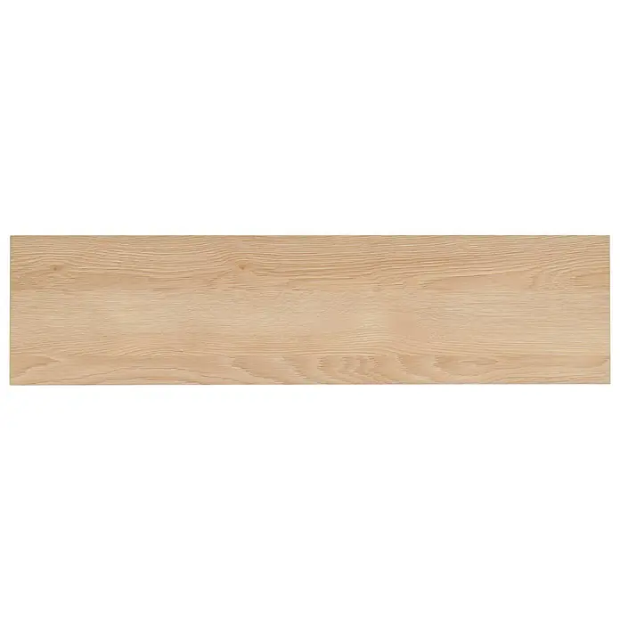 Dolle Wandboard Lite - L x B x S: 80 x 20 x 1,9 cm, Farbe: Eiche - Nahaufnahme einer Holzstruktur mit natürlicher Maserung und warmen Farbtönen, ideal für Texturen und Hintergründe.