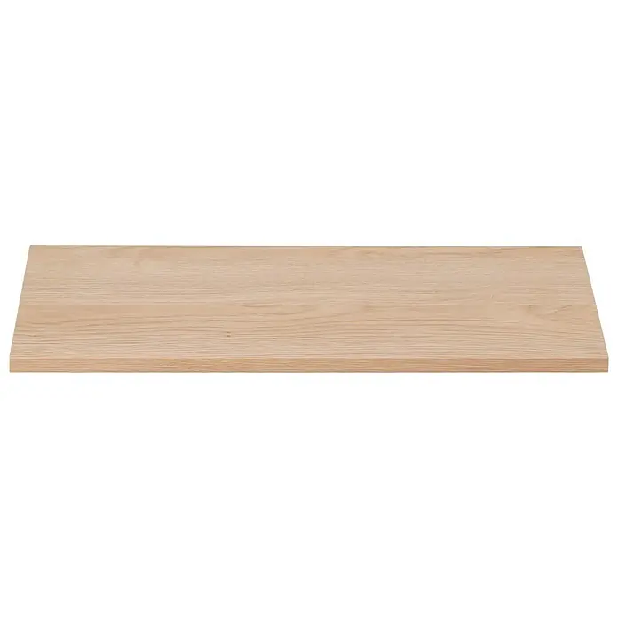 Dolle Wandboard Lite - L x B x S: 60 x 20 x 1,9 cm, Farbe: Eiche - Detailaufnahme einer hellen Holzplatte mit deutlicher Maserung, ideal für Möbelbau oder Innenausbau. Die Platte strahlt Wärme und Natürlichkeit aus.
