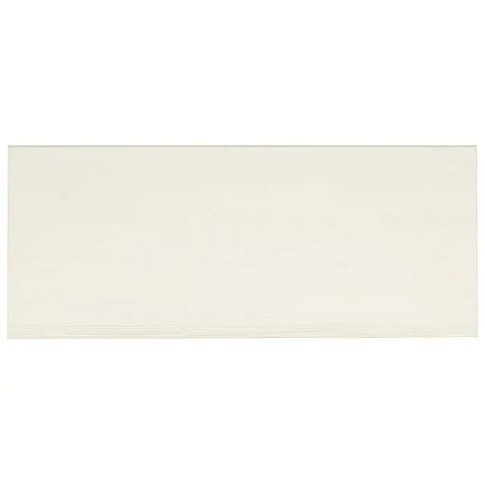 Dolle Wandboard Lite Vintage - L x B x S: 60 x 25 x 1,8 cm, Kiefer weiß - Nahaufnahme einer weißen, horizontal ausgerichteten Jalousie mit dezenter Textur und einfacher, moderner Ästhetik für Fensterdekoration.