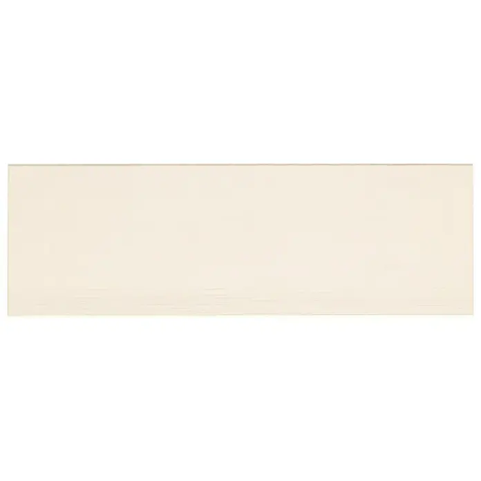 Dolle Wandboard Lite Vintage - L x B x S: 60 x 20 x 1,8 cm, Kiefer weiß - Ein cremefarbener Untergrund mit subtilen horizontalen Texturen. Die dezente Farbgebung erzeugt eine ruhige, minimalistische Ästhetik.