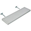 Dolle Estante flotante Big Boy (L x An x Al: 90 x 25 x 5 cm, Plateado, Carga soportada: 30 kg) | BAUHAUS