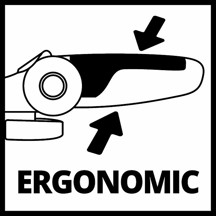 Einhell Winkelschleifer750 W, Durchmesser Scheibe: 115 mm, Leerlaufdrehzahl: 12.000 U/min Sketch