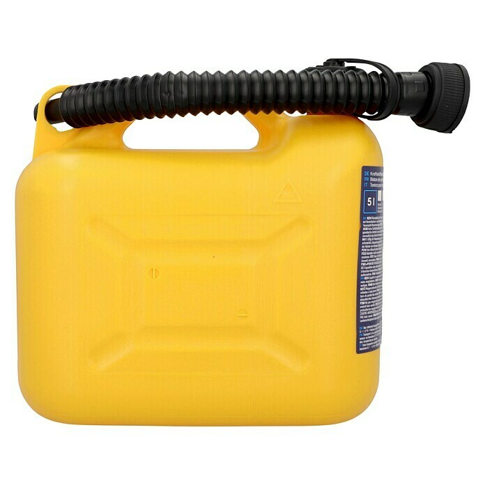 Cartrend Benzinkanister (5 l, Gelb, Kunststoff)